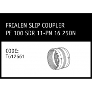 Marley Frialen Slip Coupler PE100 SDR 11-PN 16 25DN - T612661